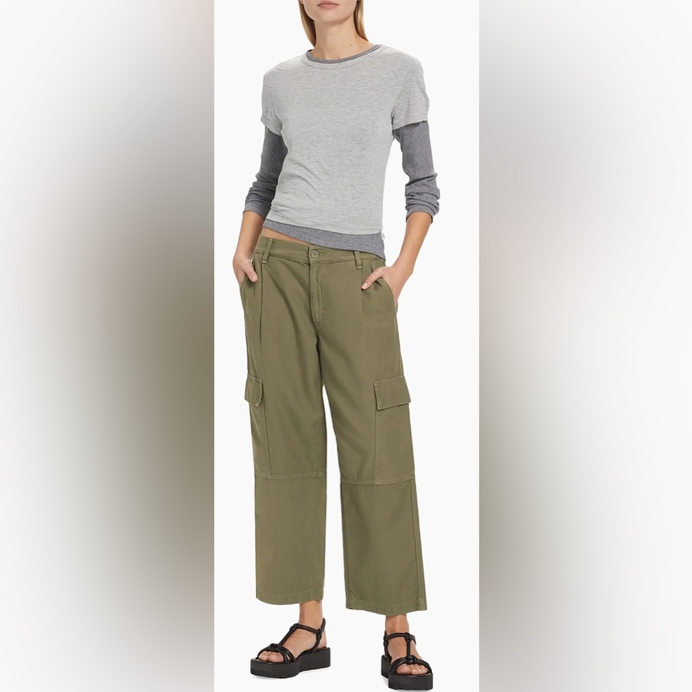 Agolde Olive Green Cargo Pants